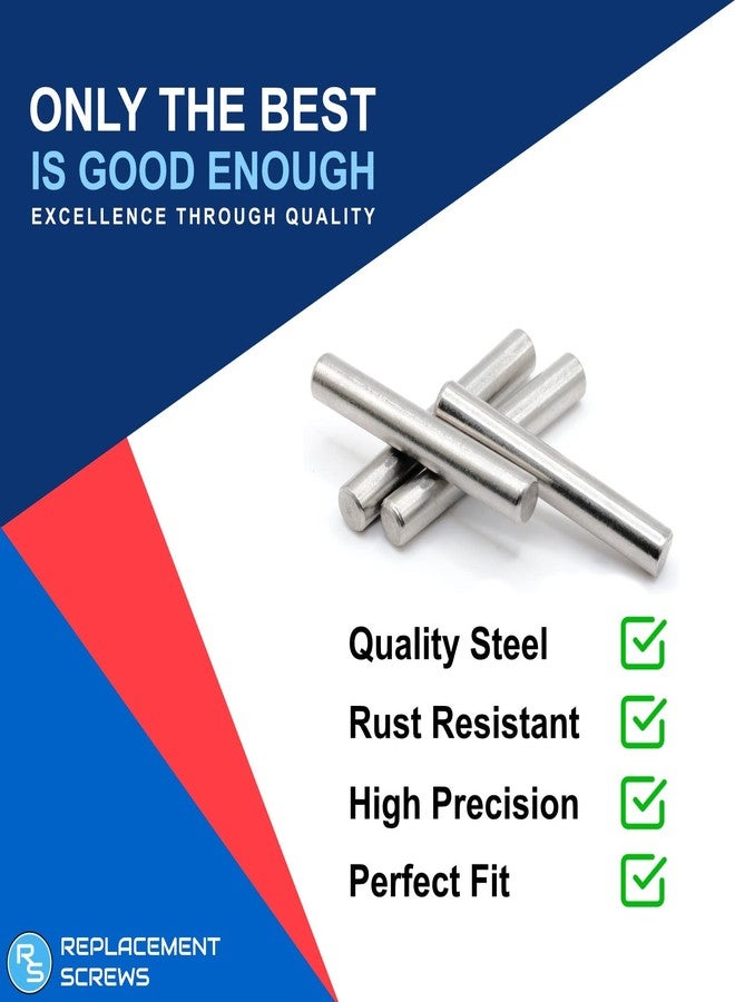 ReplacementScrews Shelf Support Dowel Pins Compatible with IKEA Part 101324 (Ivar Bookshelf) - 6x40mm - (Pack of 24) - Image 2